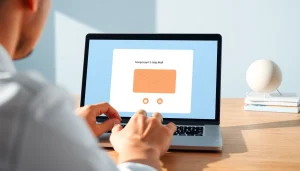 Generate a secure temp mail address with a user-friendly digital interface.